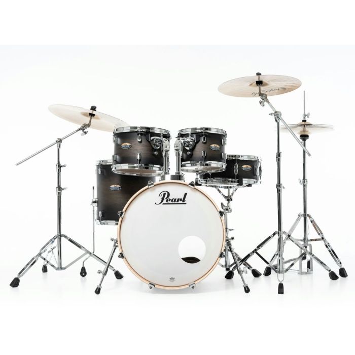 Pearl Decade Maple 5 Piece 20" Drum Kit inc HWP-834 Satin Black Burst front