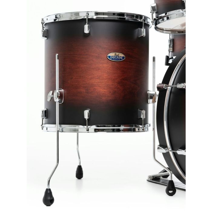 Pearl Decade Maple 5 Piece Drum Kit 22" inc HWP-834 Satin Brown Burst 16" floor tom