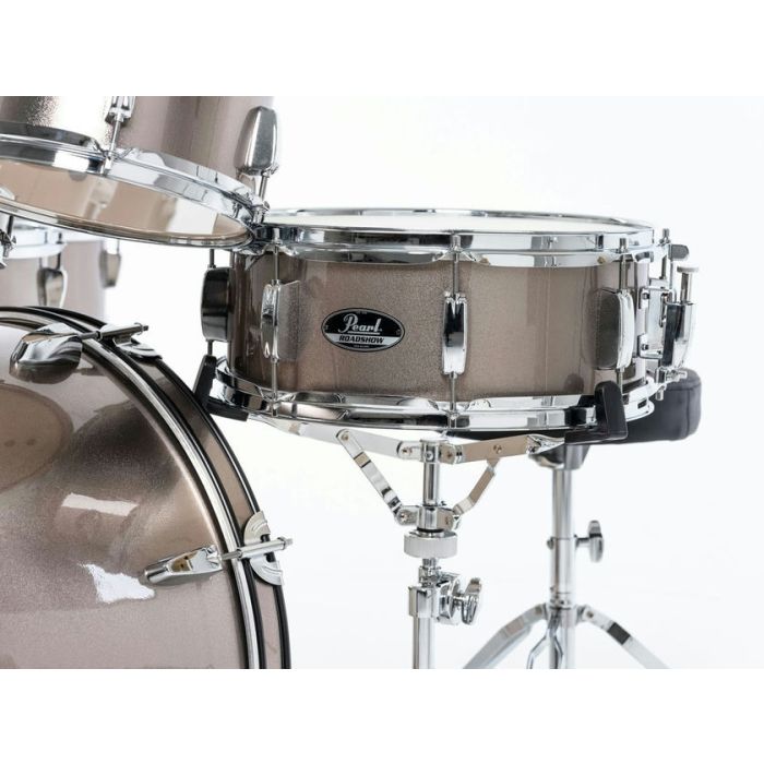 Pearl Roadshow 6pc 22" Drum Kit inc HW and Sabian 3 Piece Solar Cymbals Bronze Metallic snare