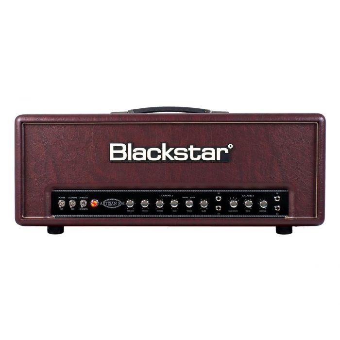 Full front view of a Blackstar Artisan 30H handwired Guitar Amplifier Head