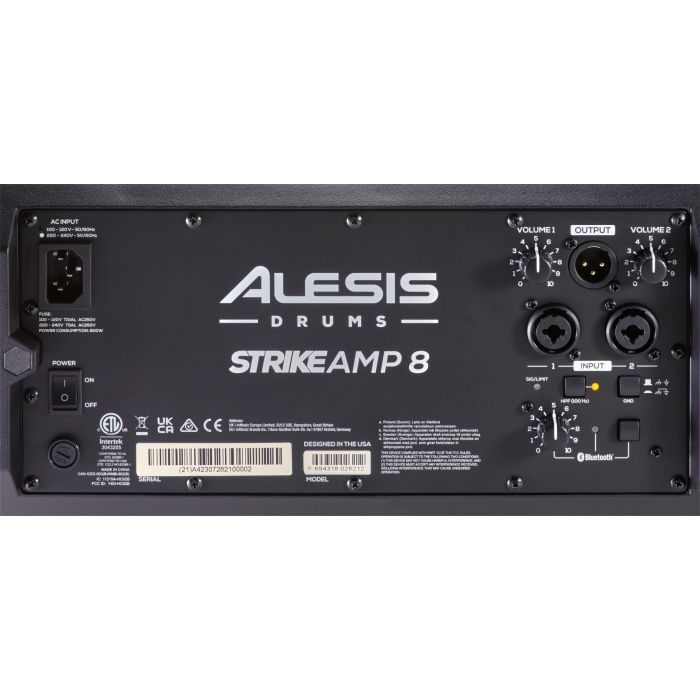 Alesis Stike Amp 8 MK2 Drum Monitor back inputs