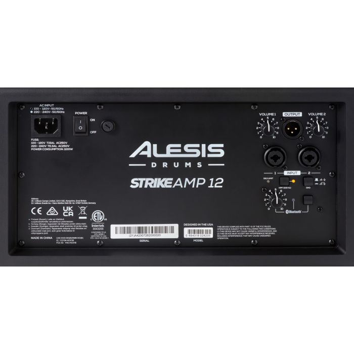Alesis Stike Amp 12 MK2 Drum Monitor back inputs