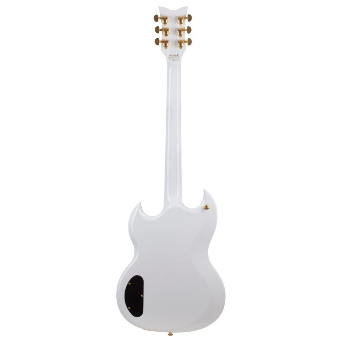 Schecter Zacky Vengeance ZV-H6LLYW66D Guitar, White rear view