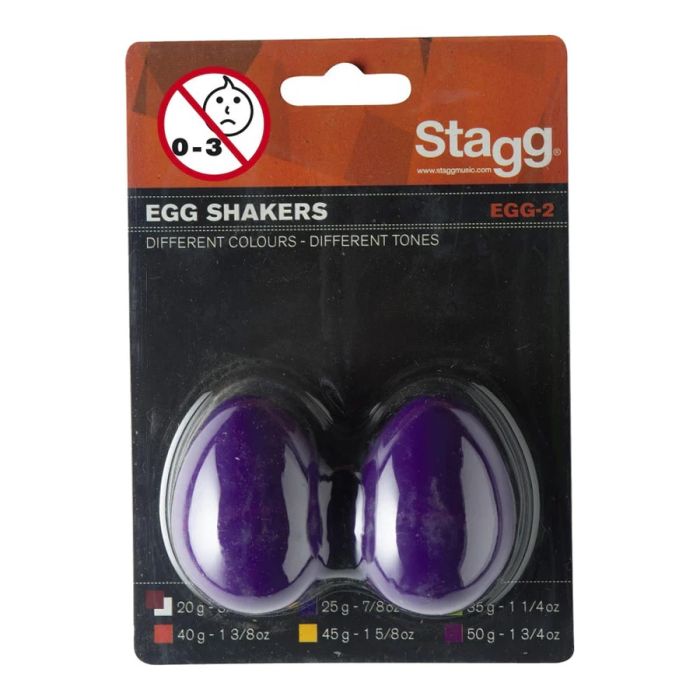 Stagg EGG Shakes 2 Purple