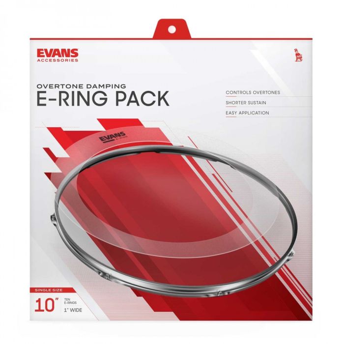 Evans 1 Inch E-ring Single, 10 Inch