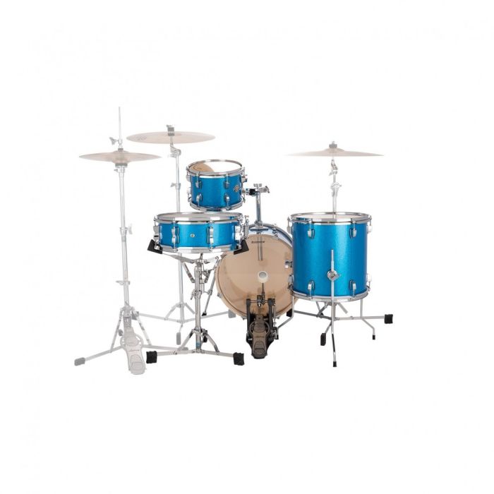 Ludwig Breakbeats By Questlove Drum Kit Blue Sparkle back