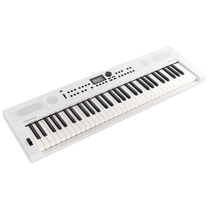 Roland GO:KEYS-5 Digital Keyboard, White Angled