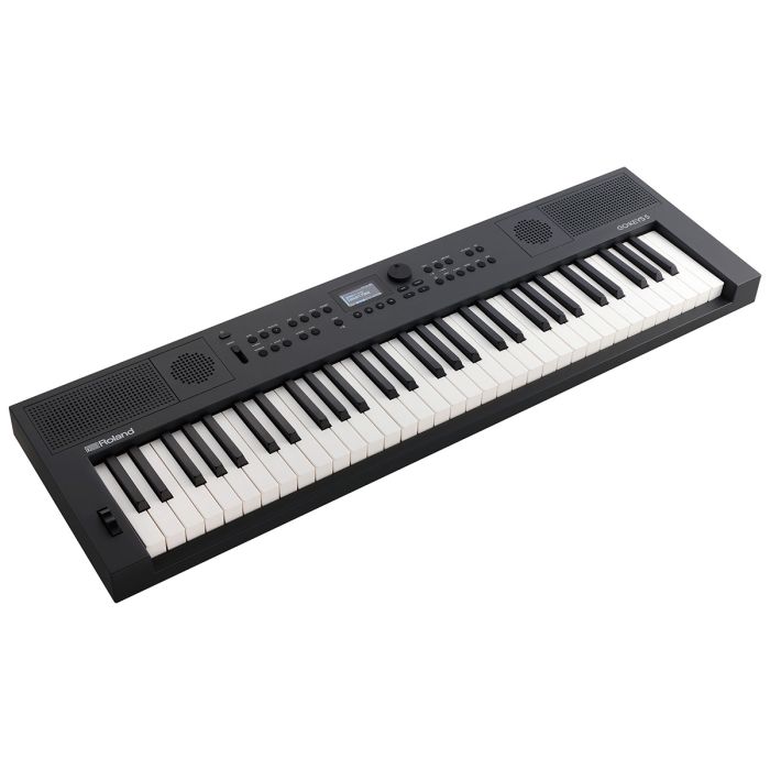 Roland GO:KEYS-5 Digital Keyboard, Graphite Angled