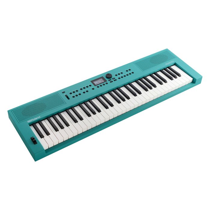 Roland GO:KEYS-3 Digital Keyboard, Turquoise Angled