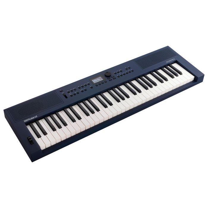 Roland GO:KEYS-3 Digital Keyboard, Midnight Blue Angled