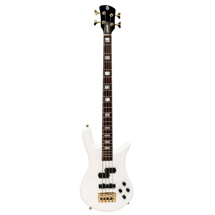Spector Bass Euro 4 Classic Solid White Gloss, front view