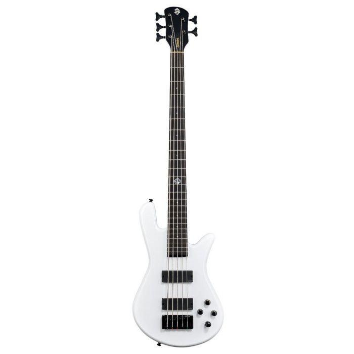 Spector Bass Euro 5 Classic Solid White Gloss, front view