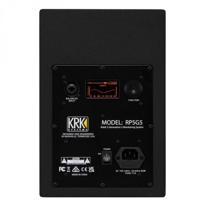 KRK Systems Rokit 5 G5 Active Studio Monitor Back
