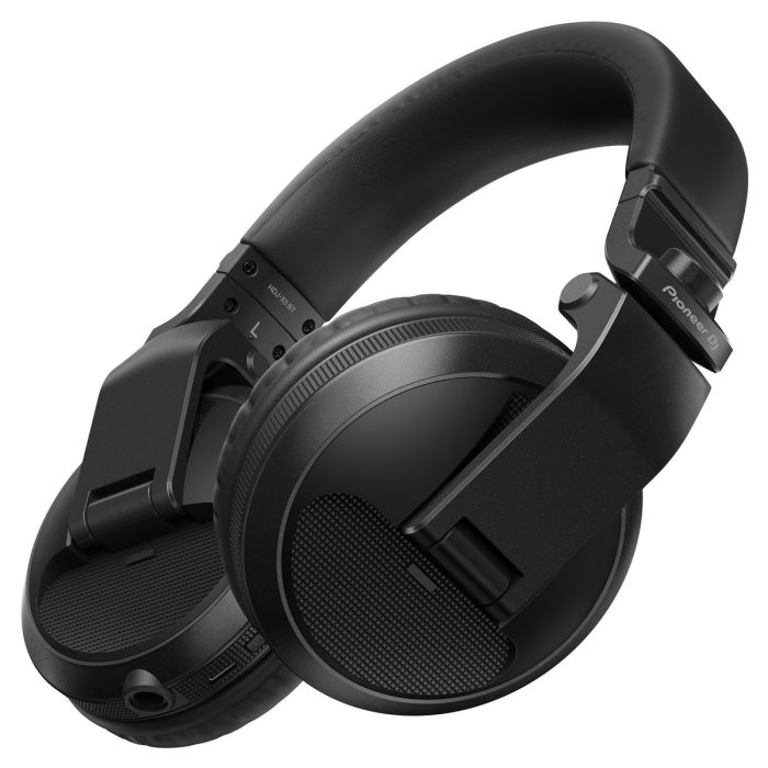 Pioneer DJ HDJ-X5BT Over-Ear DJ Headphones Black Angled