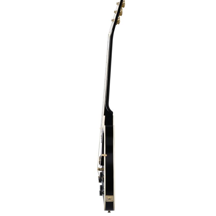 Epiphone Les Paul Custom Ebony, side on view