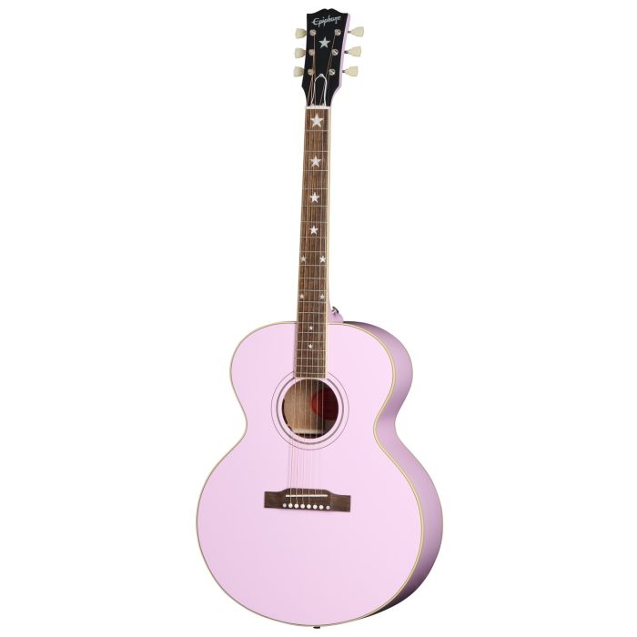 Epiphone J 180 LS Pink, front view