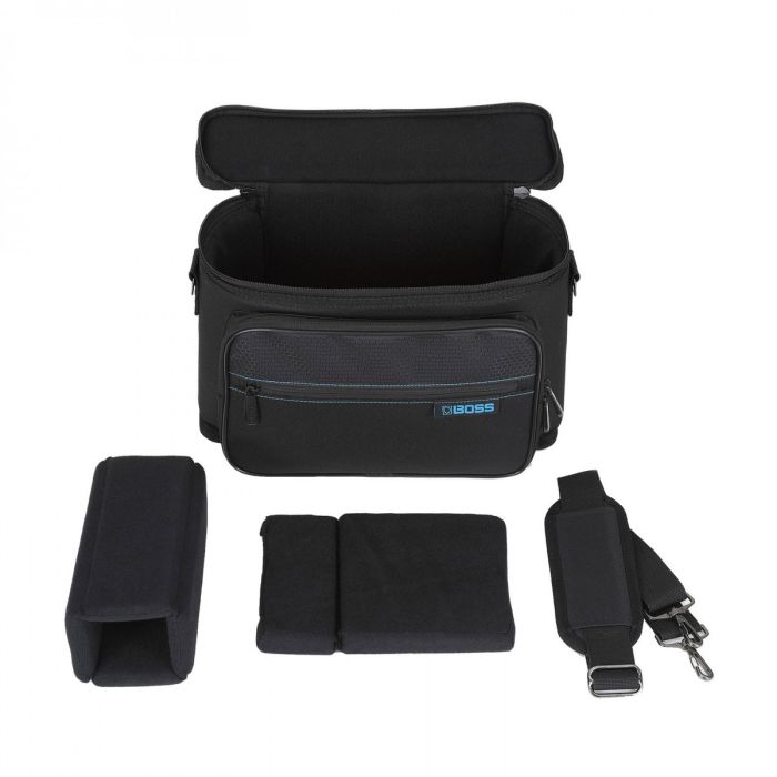 Boss CB-VE22 Carrying Bag open and inserts