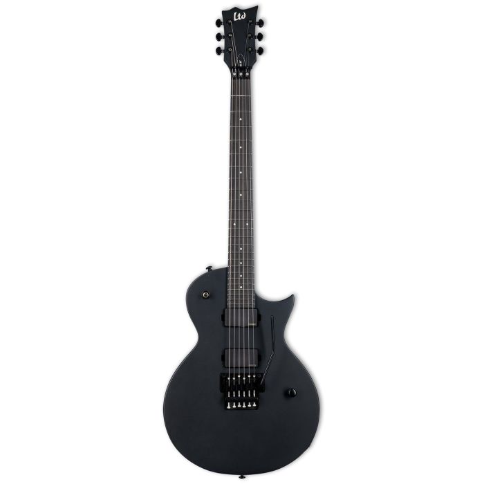 ESP LTD MK-EC-FR Mille Petrozza Electric Guitar, Black front view