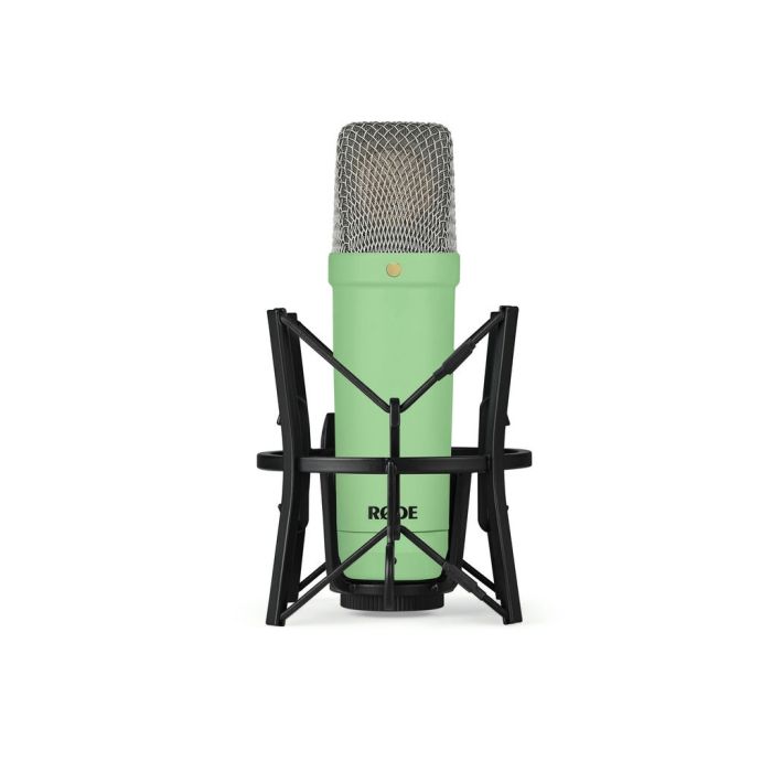Rode NT1 Signature Series Condenser Microphone - Green shock mount
