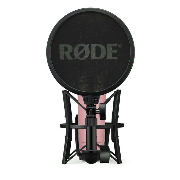 Rode NT1 Signature Series Condenser Microphone - Pink wind sheild