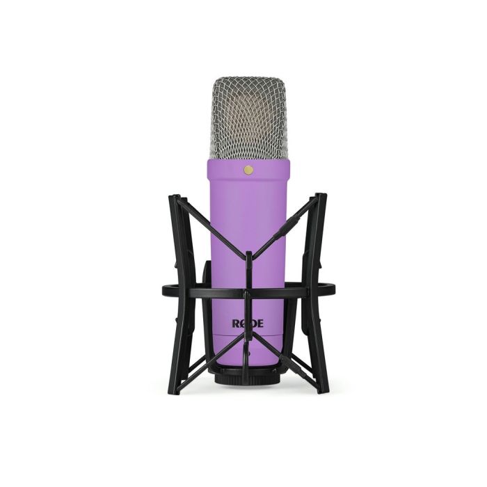 Rode NT1 Signature Series Condenser Microphone - Purple shock cage
