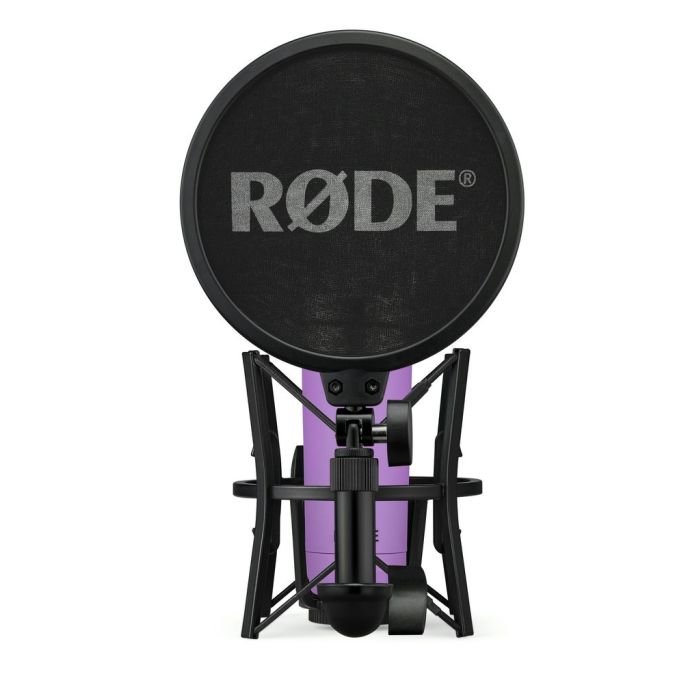 Rode NT1 Signature Series Condenser Microphone - Purple wind sheild