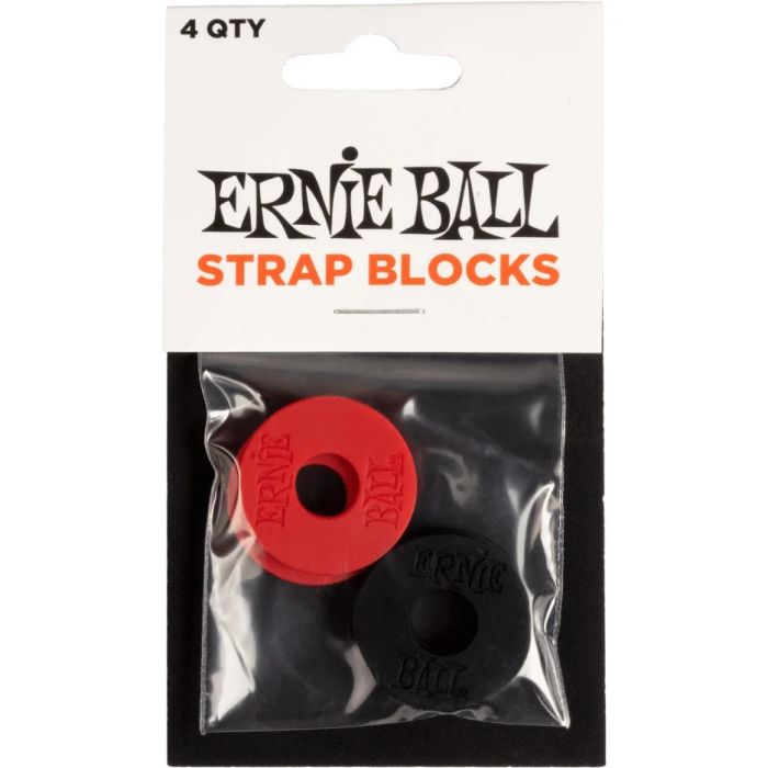 Ernie Ball 4603 Strap Blocks Black & Red