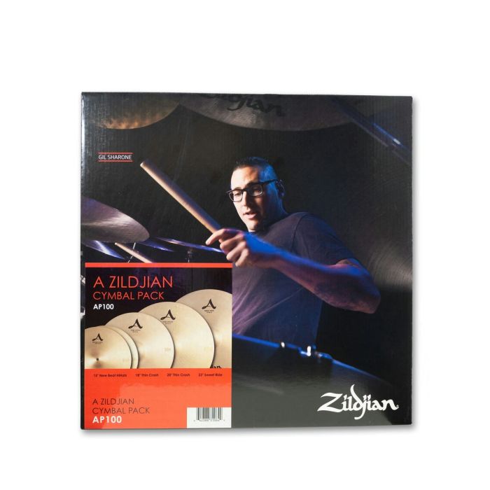 Zildjian Avedis AP100 A Series Cymbal Pack - 15 New Beat Hi-Hats 18" & 20" Thin Crash 23" Sweet Ride box