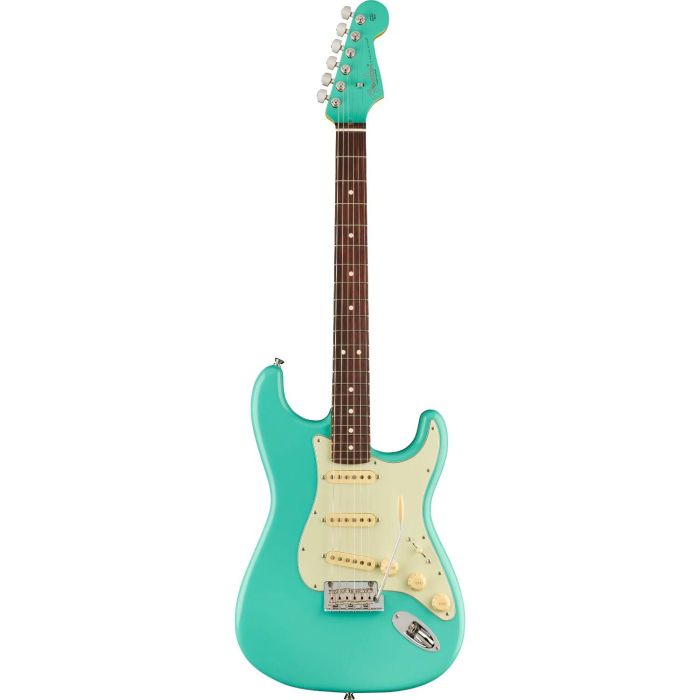 Fender Ltd Edition American Pro II Stratocaster RW, Surf Green front view