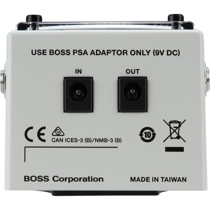 Boss TU-3S Chromatic Tuner DC IN and OUT