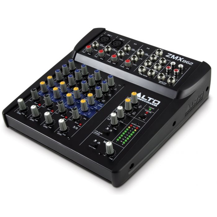 Alto Zephyr ZMX862 6 Channel Mixing Desk Side