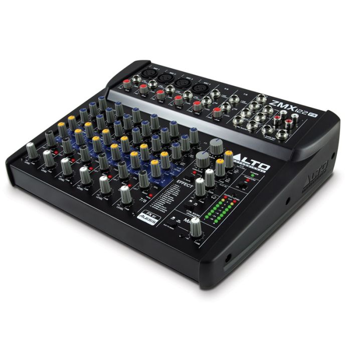 Alto Zephyr ZMX122FX 8 Channel Mixing Desk side