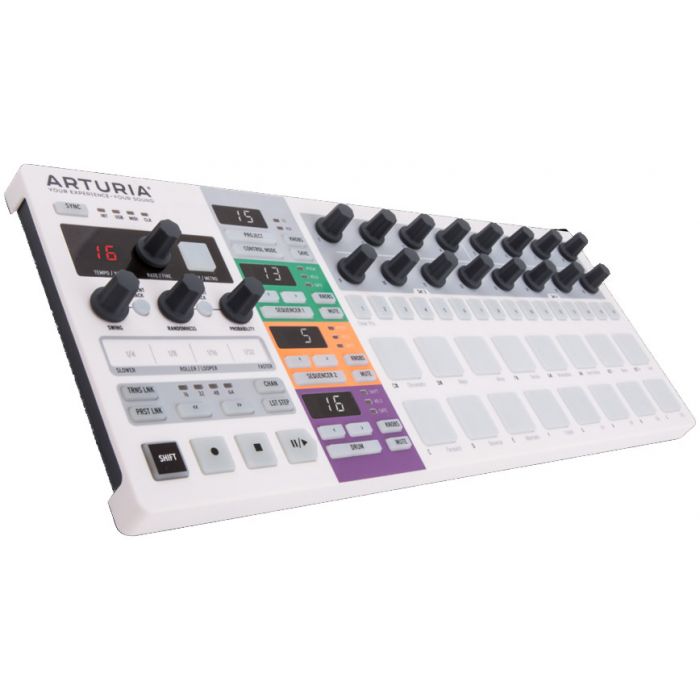 Arturia BeatStep Pro USB MIDI Drum Sequencer Angle