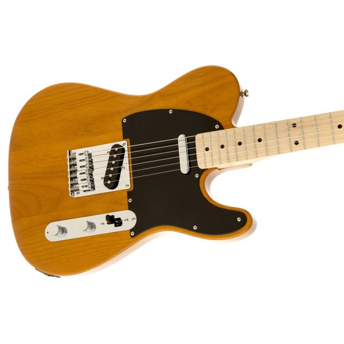 Squier Affinity Telecaster, MN, Butterscotch Blonde Angle