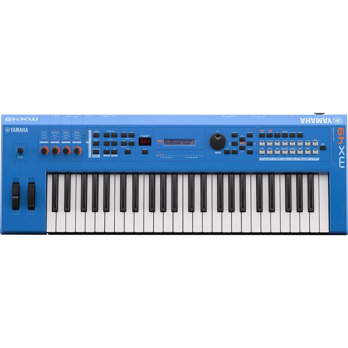 Yamaha MX49 Version 2 Synthesizer 49 Key Edition, Blue