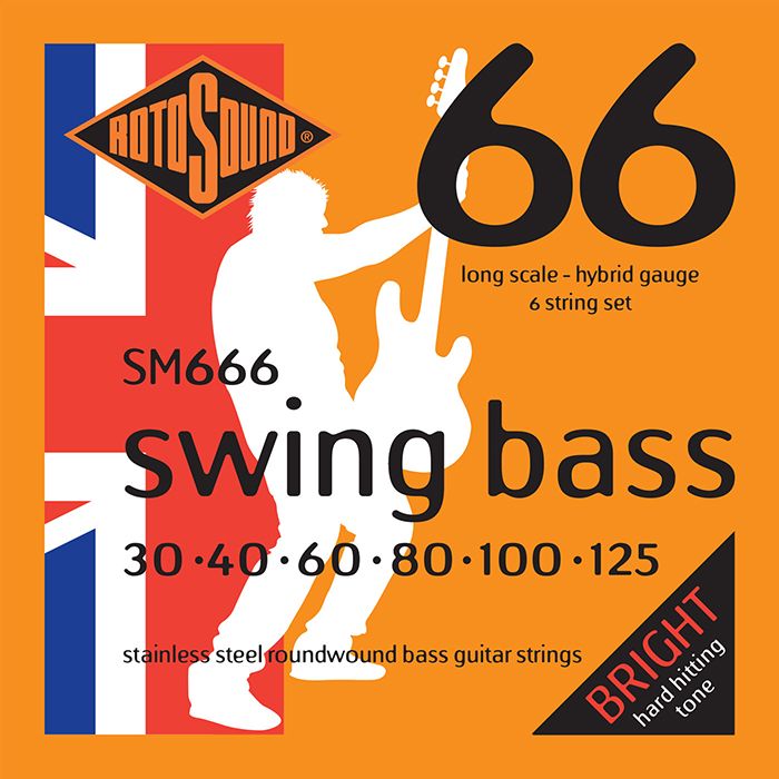 Rotosound Swing Bass 6 String M/L SET