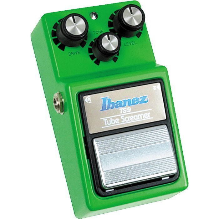 Ibanez TS9 Tube Screamer Overdrive Pedal right-angled view