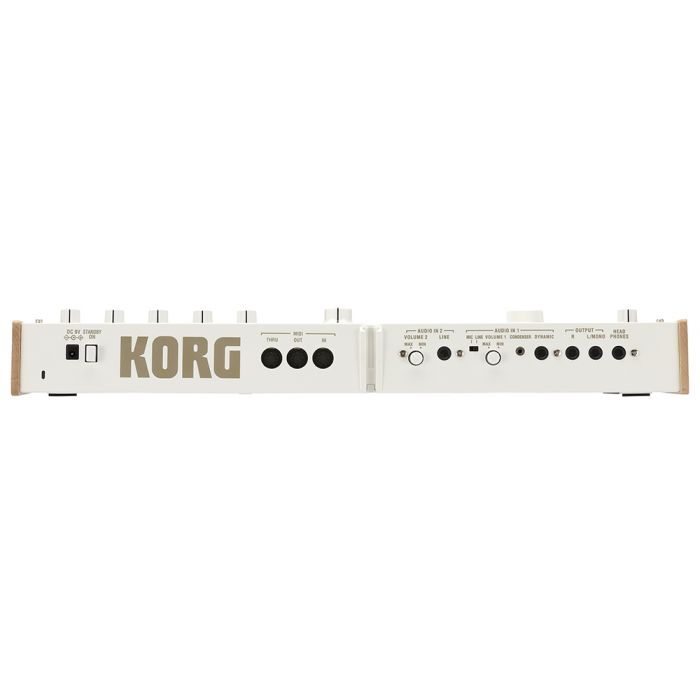 Korg MicroKORG S Analog Synthesizer Vocoder rear