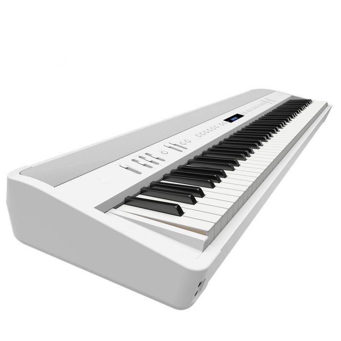 Roland FP-90 Digital Piano, White Angle
