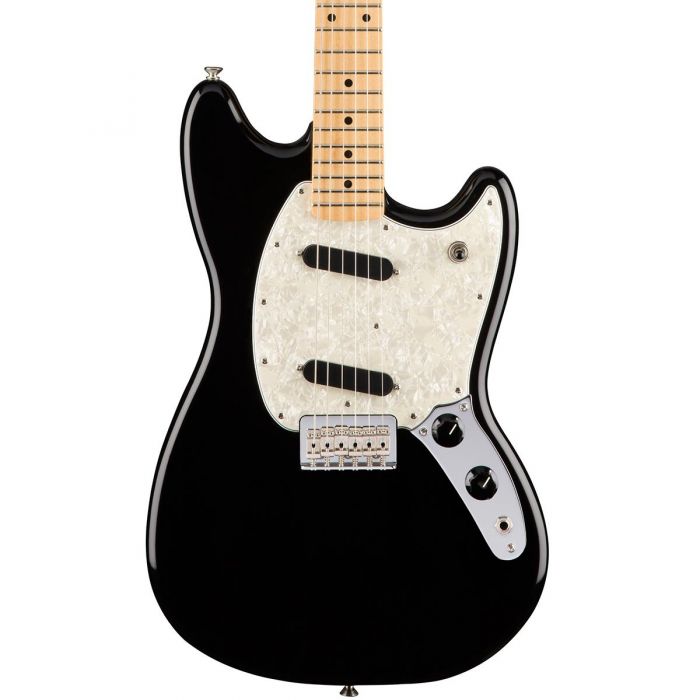 Fender Offset Series Mustang Black Maple Neck MIM