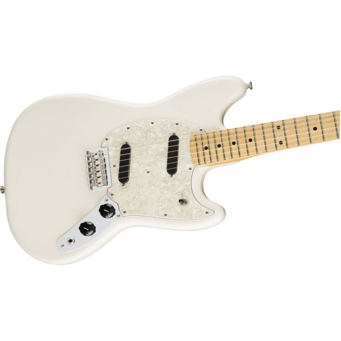 Fender Offset Mustang Mexico White single coils maple neck