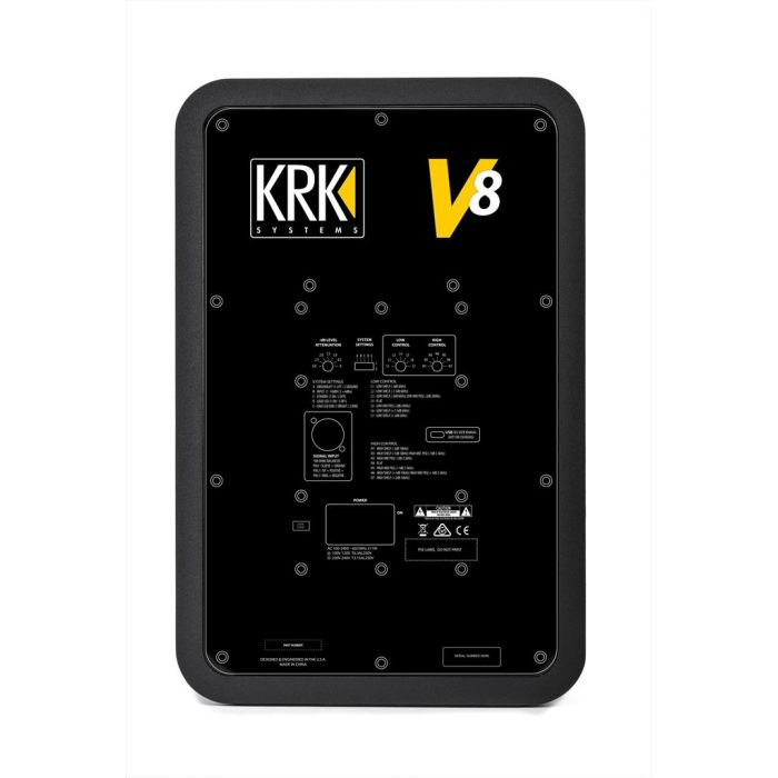 KRK V8S4 Active Studio Monitor Rear