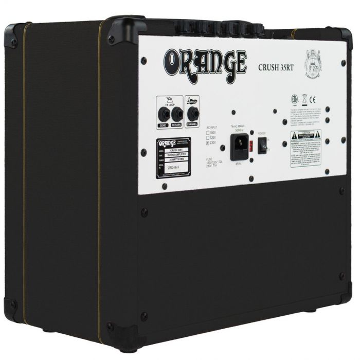 Orange Crush 35RT Combo Amplifier, Black Rear