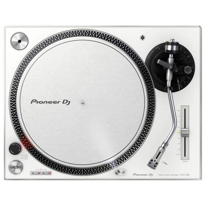Pioneer PLX-500 Direct Drive USB Turntable, White Top