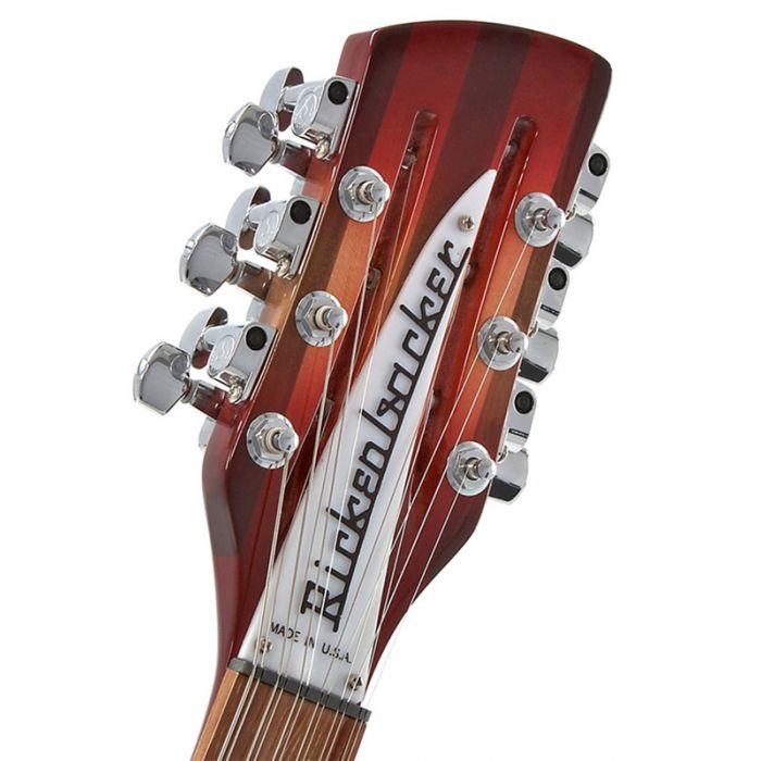 Rickenbacker 330 12-String Electric Guitar, Fireglo Headstock