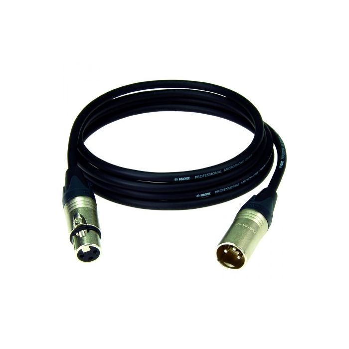 Klotz M1FM1N1000 10m XLR to XLR Microphone Cable, Black