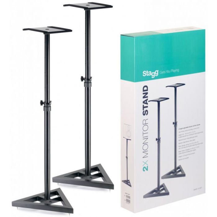 Stagg SMOS-10 Studio Monitor Stands (Pair)