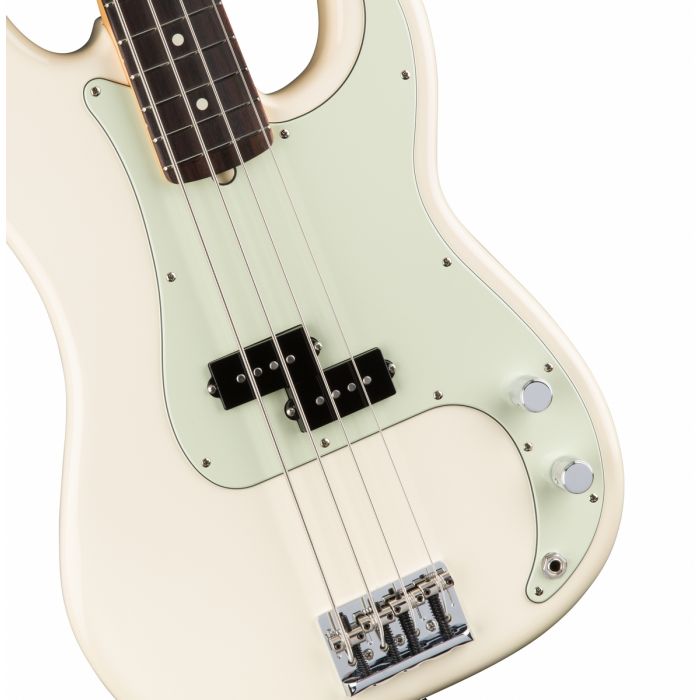 Fender American Professional Precision Bass RW, Olympic White Body