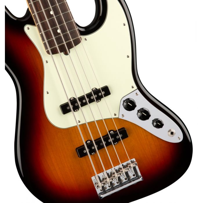 Fender American Professional Jazz Bass V RW, 3-Tone Sunburst Body