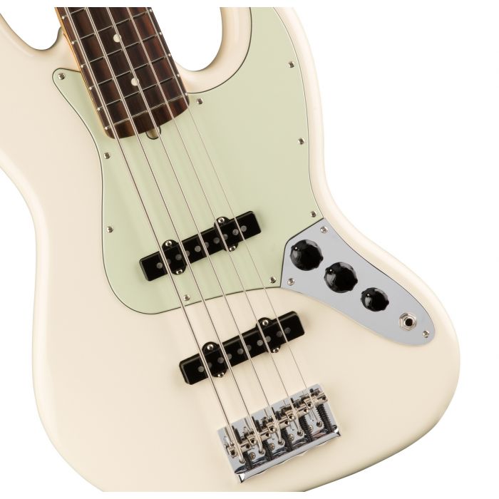 Fender American Professional Jazz Bass V RW, Olympic White Body